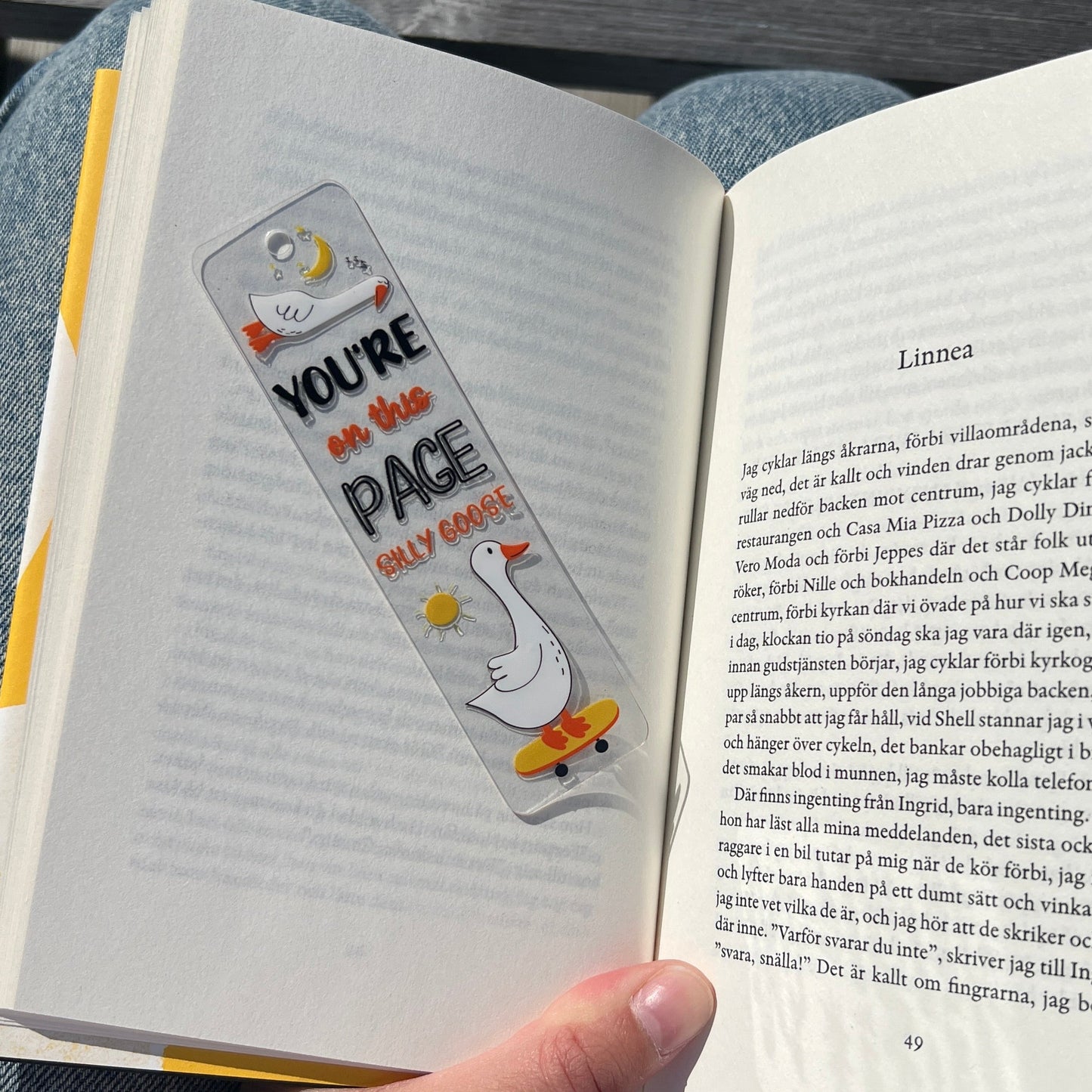 Bokmärke - You're on this page silly goose
