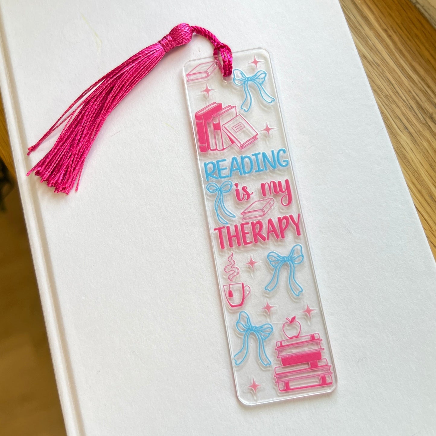 Bokmärke - Reading is my therapy