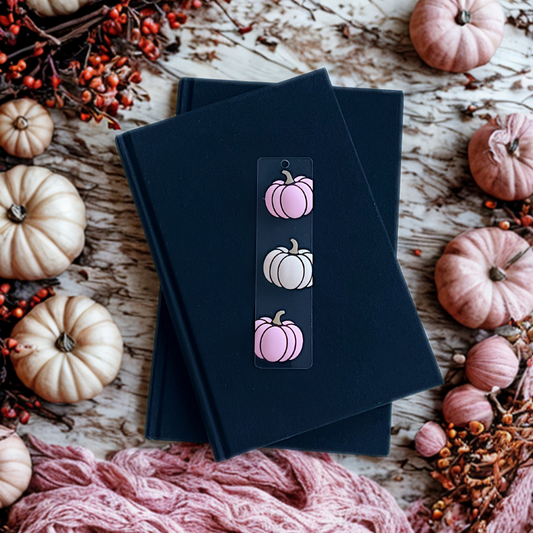 Bokmärke - Pink pumpkin