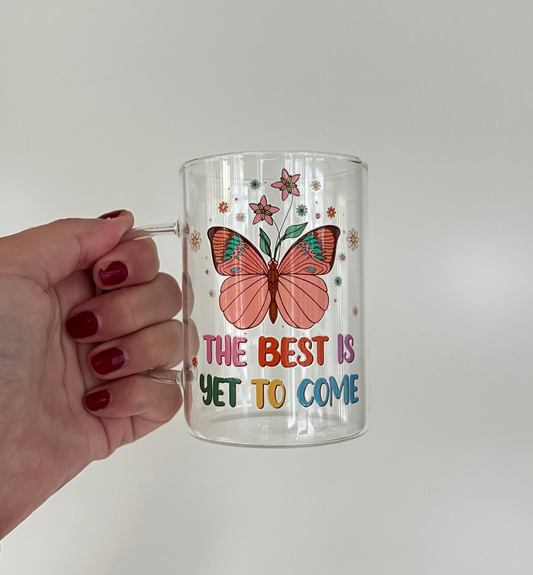 Glas med handtag - Best is yet to come