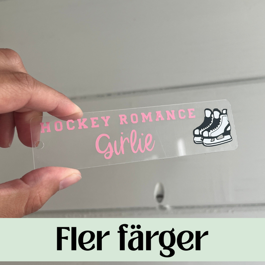 Bokmärke - Hockey romance girlie