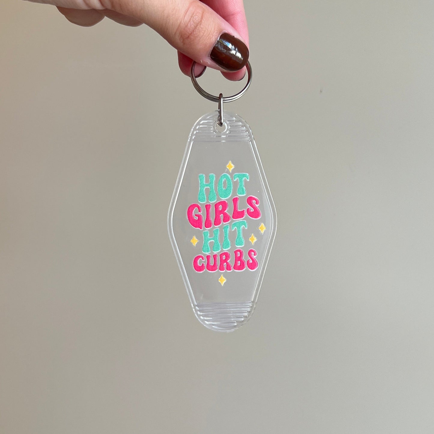 Nyckelring - Hot girls hit curbs
