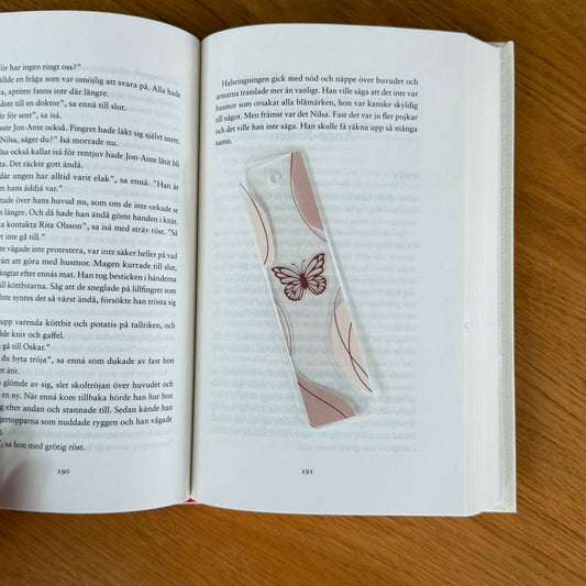 Bokmärke - Butterfly love