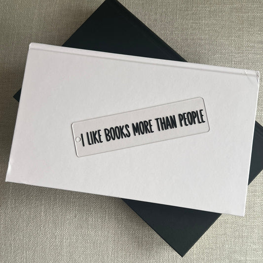 Bokmärke - I like books more than people