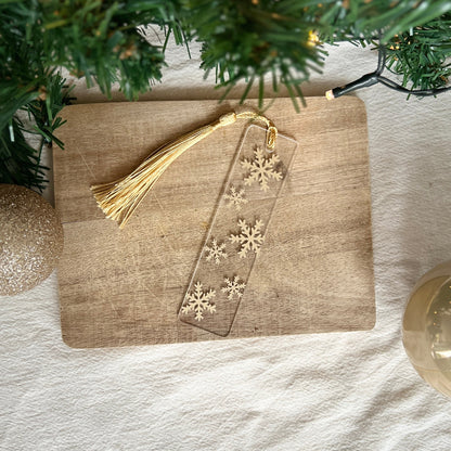 Bokmärke - Gyllene snöfall